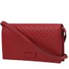 Gucci  Guccissima shoulder bag  in red leather - 00pp thumbnail