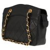 Chanel  Vintage handbag  in black quilted leather - Detail D5 thumbnail