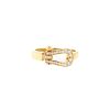 Fred Force 10 medium model ring in yellow gold and diamonds - 00pp thumbnail