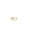 Fred Force 10 medium model ring in yellow gold and diamonds - 360 thumbnail