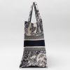 Dior  Book Tote large model  shopping bag  in navy blue and white canvas - Detail D5 thumbnail