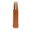 Bolso Cabás Celine  Vertical mini  en lona beige y cuero marrón - Detail D6 thumbnail