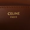 Celine  Tabou medium model  shoulder bag  "Triomphe" canvas  and brown leather - Detail D9 thumbnail