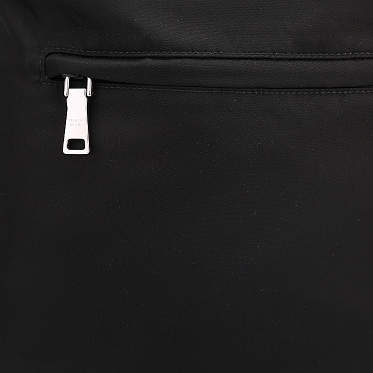 Mochila Prada   en lona negra - Detail D1