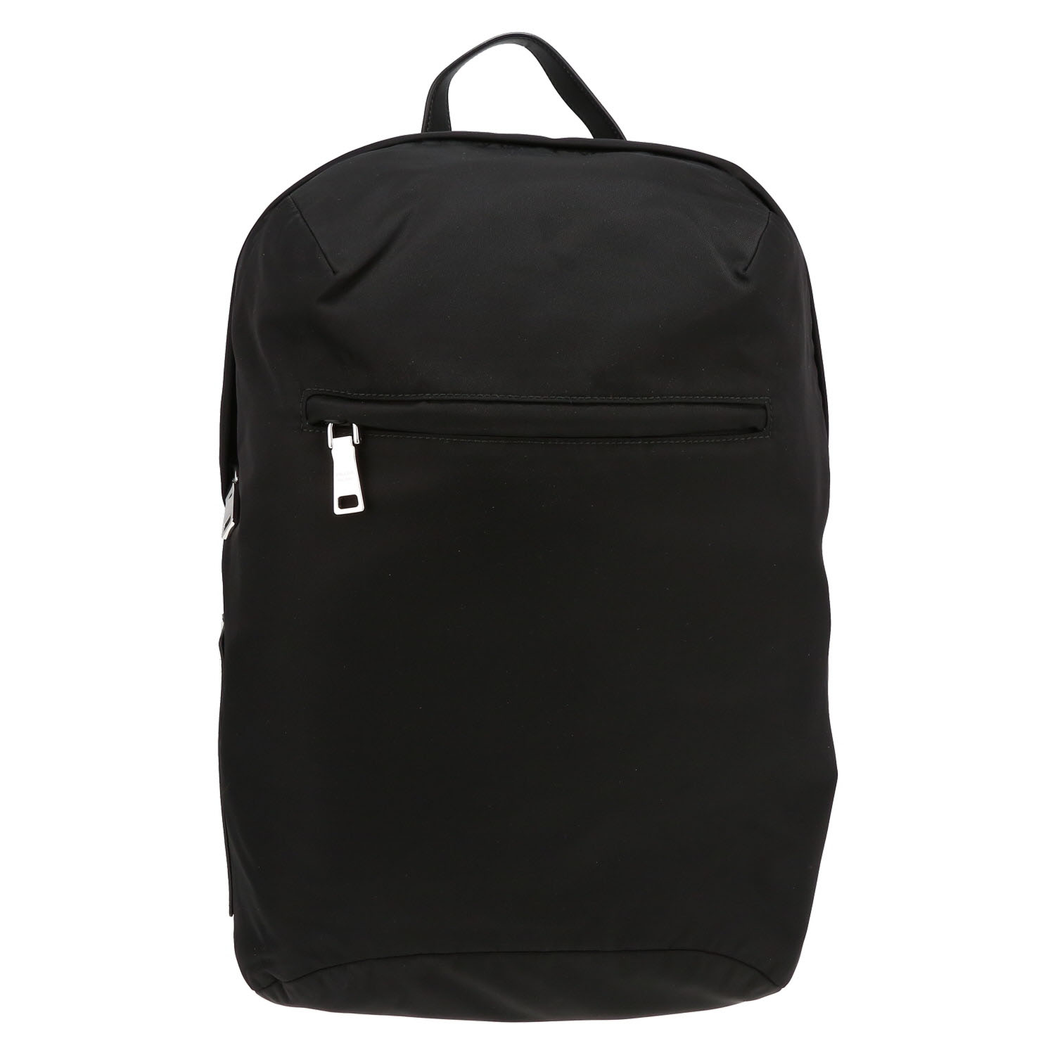 Prada   backpack  in black canvas - Detail D2