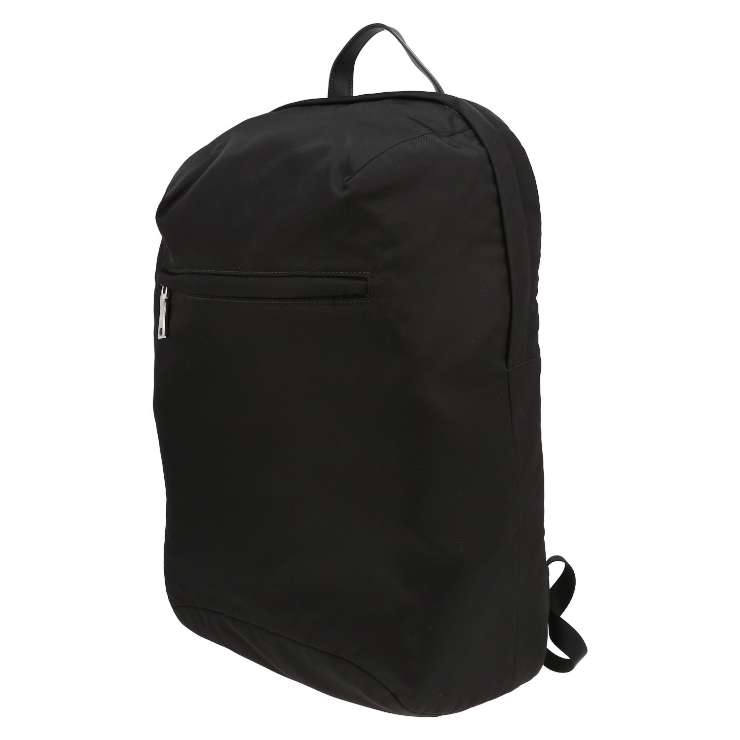 Prada   backpack  in black canvas - Detail D3