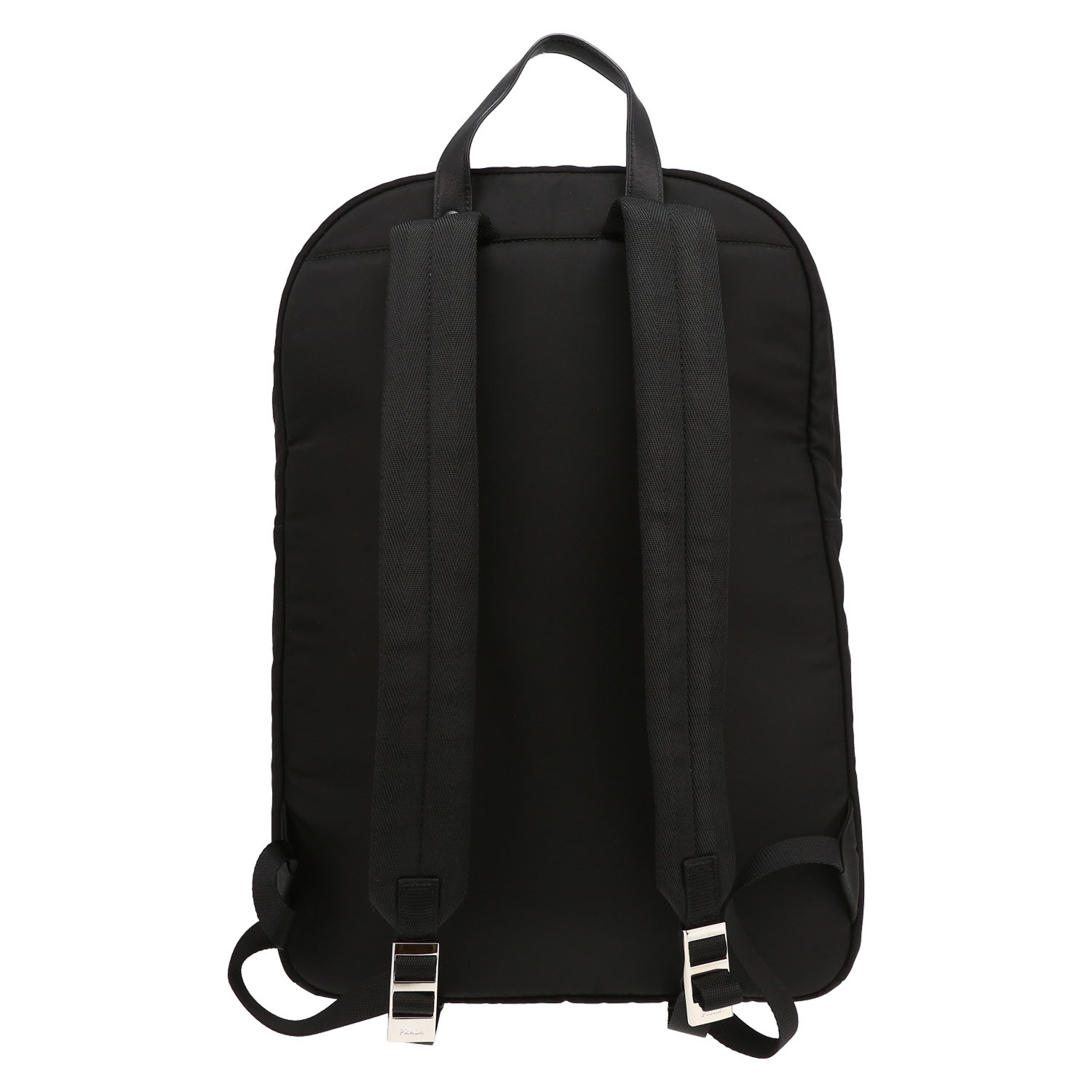 Prada   backpack  in black canvas - Detail D7