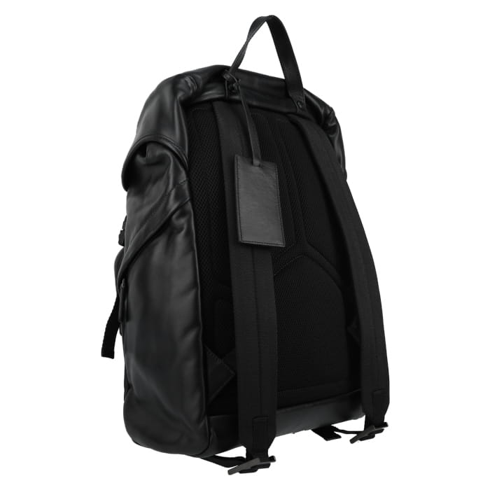 Prada   backpack  in black leather - Detail D6