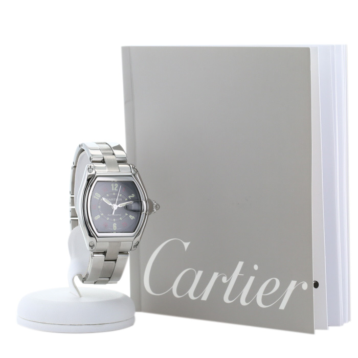Reloj Cartier Roadster de acero Ref: Cartier - 2510  Circa 2008 - Detail D2