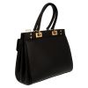 Valentino Garavani  Rockstud Alcove handbag  in black leather - Detail D6 thumbnail