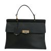 Balenciaga  Dix Cartable Zip handbag  in black leather - Detail D2 thumbnail