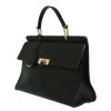 Balenciaga  Dix Cartable Zip handbag  in black leather - Detail D3 thumbnail