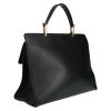 Balenciaga  Dix Cartable Zip handbag  in black leather - Detail D6 thumbnail