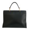Balenciaga  Dix Cartable Zip handbag  in black leather - Detail D7 thumbnail