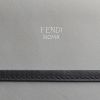 Fendi  Runaway handbag  in grey and black leather - Detail D2 thumbnail