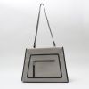 Fendi  Runaway handbag  in grey and black leather - Detail D7 thumbnail