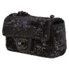 Borsa a tracolla Chanel  Timeless Extra Mini in pelle nera e paillettes nere - Detail D3 thumbnail