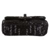 Borsa a tracolla Chanel  Timeless Extra Mini in pelle nera e paillettes nere - Detail D4 thumbnail