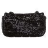 Borsa a tracolla Chanel  Timeless Extra Mini in pelle nera e paillettes nere - Detail D7 thumbnail