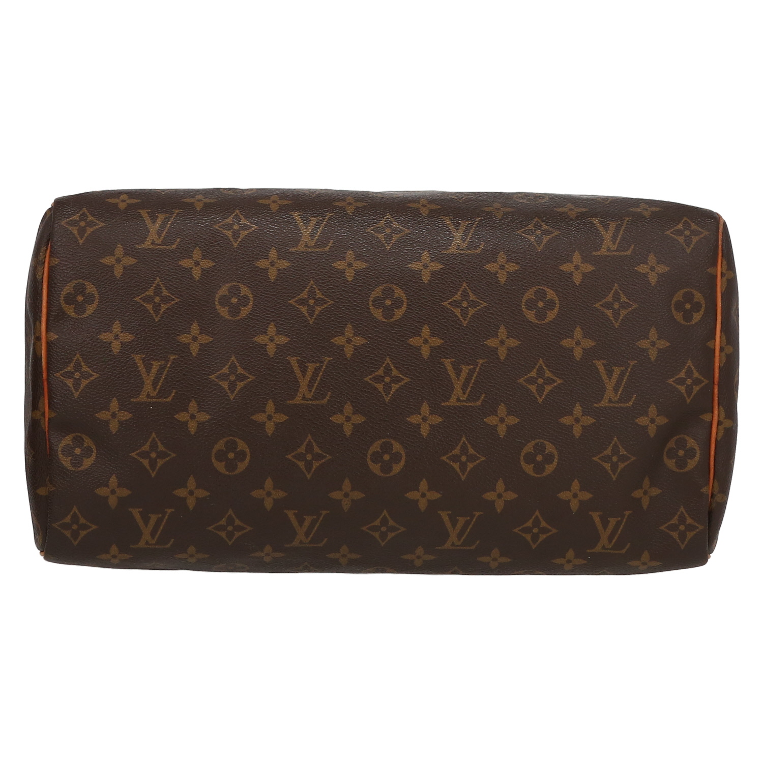 Louis Vuitton  Speedy 35 handbag  in brown monogram canvas - Detail D4
