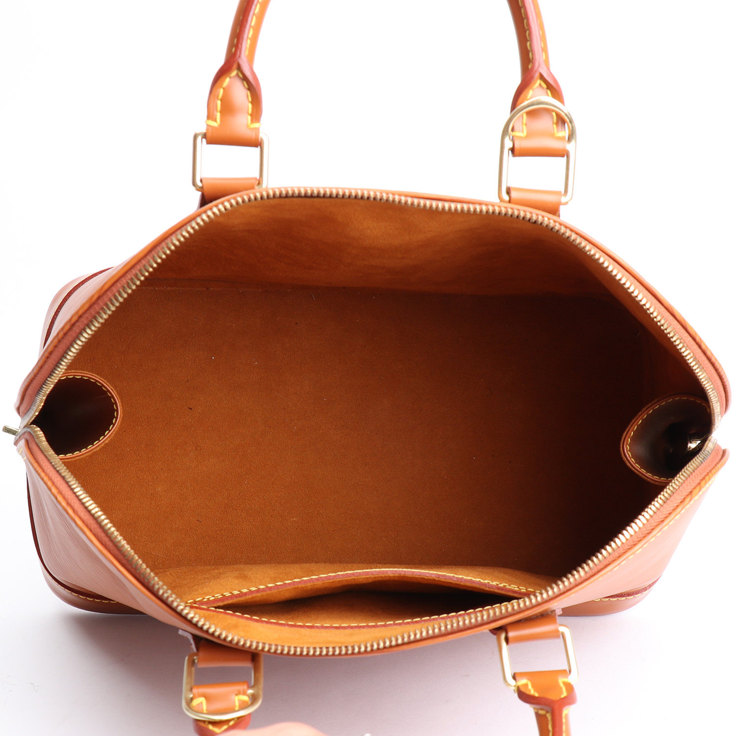 Borsa Louis Vuitton  Alma in pelle Epi gold - Detail D2