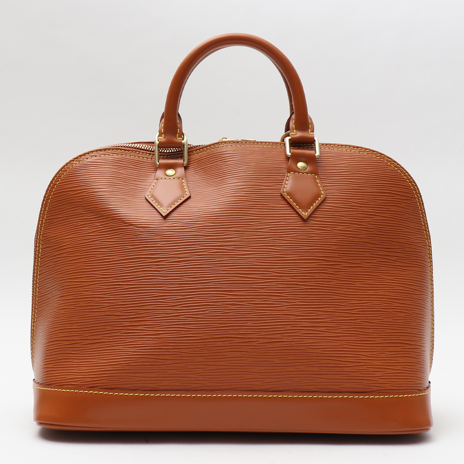 Borsa Louis Vuitton  Alma in pelle Epi gold - Detail D7