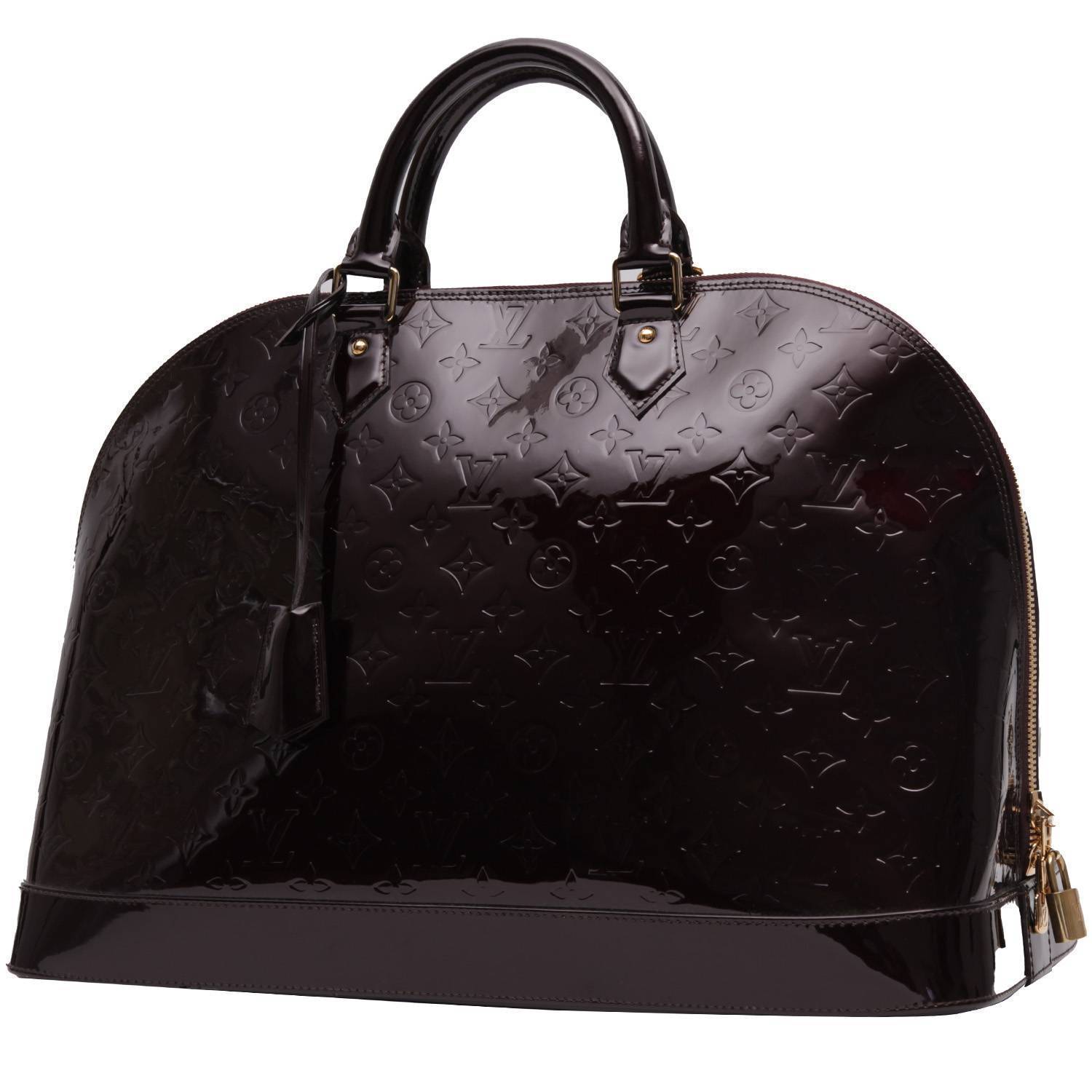 Louis vuitton alma store patent leather