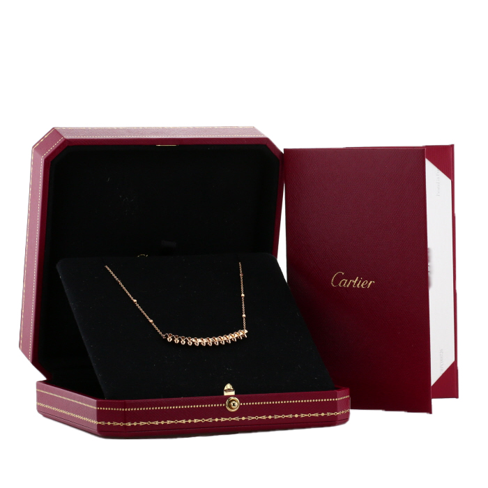 Cartier Clash De Cartier small model necklace in pink gold - Detail D2
