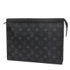 Pochette Louis Vuitton  PocheToilette26 in tela monogram grigio Graphite e pelle naturale - 00pp thumbnail