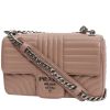 Prada  Diagramme shoulder bag  in pink quilted leather - 00pp thumbnail