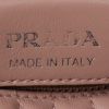 Prada  Diagramme shoulder bag  in pink quilted leather - Detail D3 thumbnail