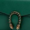 Sac porté épaule ou main Gucci  Dionysus en cuir grainé vert - Detail D1 thumbnail