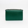 Gucci  Dionysus bag worn on the shoulder or carried in the hand  in green grained leather - Detail D7 thumbnail