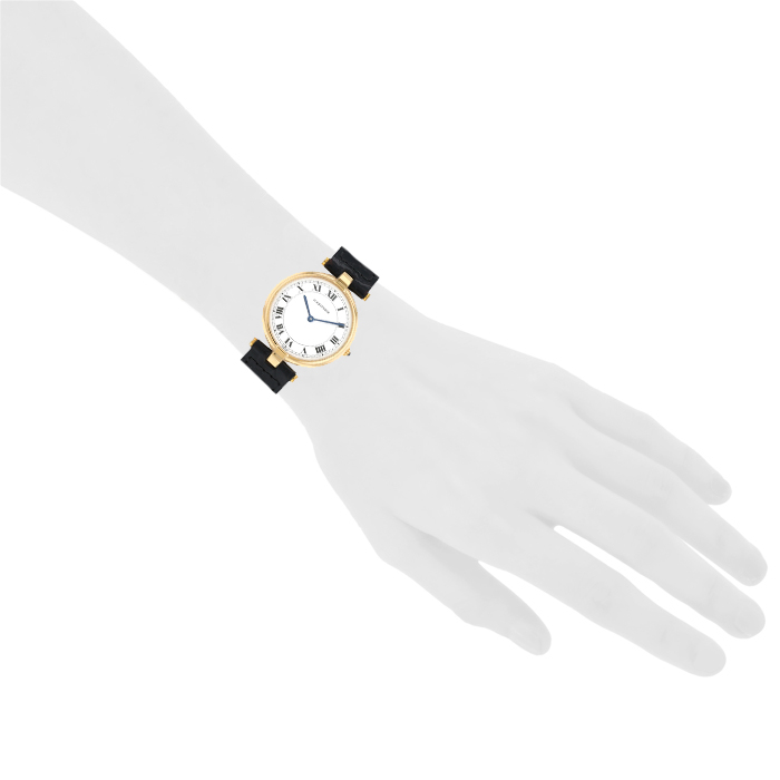 Montre Cartier Vendôme en or jaune Ref: Cartier - 8100  Vers 1990 - Detail D1