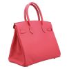 Hermès  Birkin 30 cm handbag  in Rose Extrême epsom leather - Detail D6 thumbnail