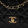 Chanel  Timeless Maxi Jumbo handbag  in black quilted leather - Detail D1 thumbnail