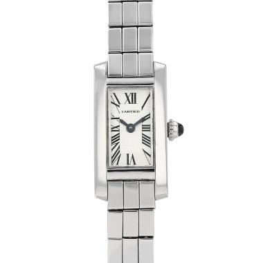 Reloj Cartier Tank Américaine de oro blanco Ref: Cartier - 2544  Circa 1990
