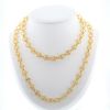 Vintage  long necklace in yellow gold - 360 thumbnail