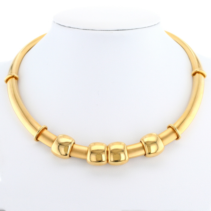 Collar ajustado rígido  Rene Boivin Rene Boivin autres bijoux de oro amarillo y diamantes - Detail D3