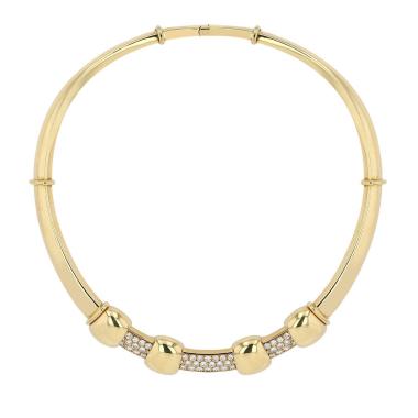 Collar ajustado rígido  Rene Boivin Rene Boivin autres bijoux de oro amarillo y diamantes