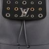 Mochila Louis Vuitton  Lockme Backpack en cuero gris y negro - Detail D1 thumbnail