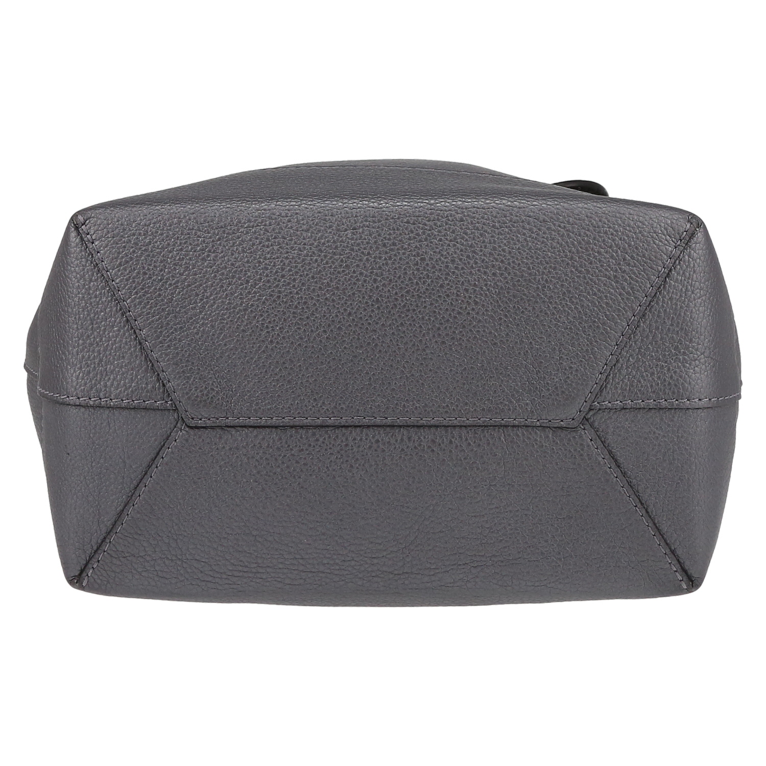 Sac à dos Louis Vuitton Lockme Backpack en cuir gris et noir - Detail D4