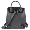 Zaino Louis Vuitton  Lockme Backpack in pelle grigia e nera - Detail D7 thumbnail