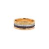 Boucheron Quatre Classique medium model ring in 3 golds, diamonds and PVD - 00pp thumbnail