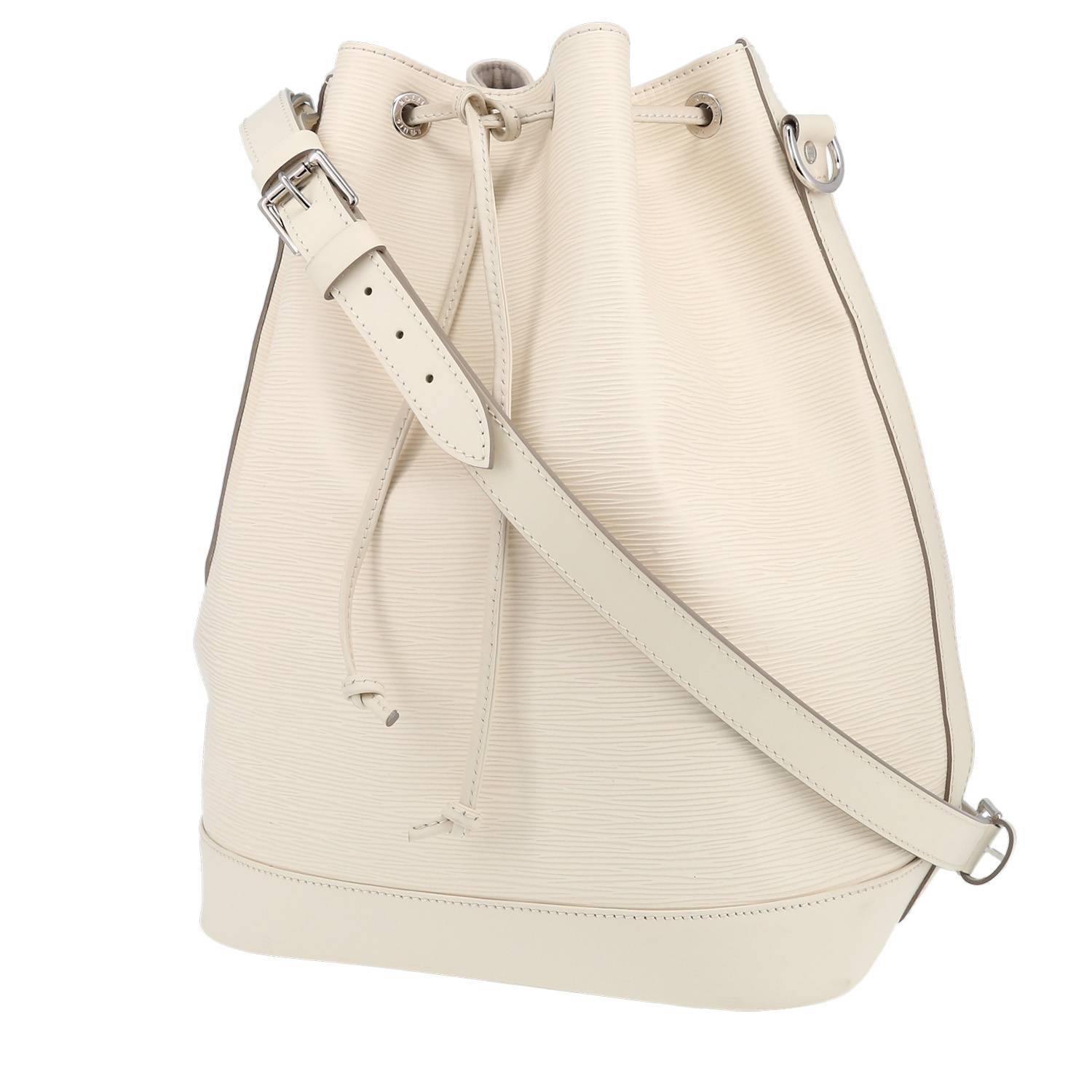 Louis Vuitton Grand Noé Shopping Bag in White Epi Leather