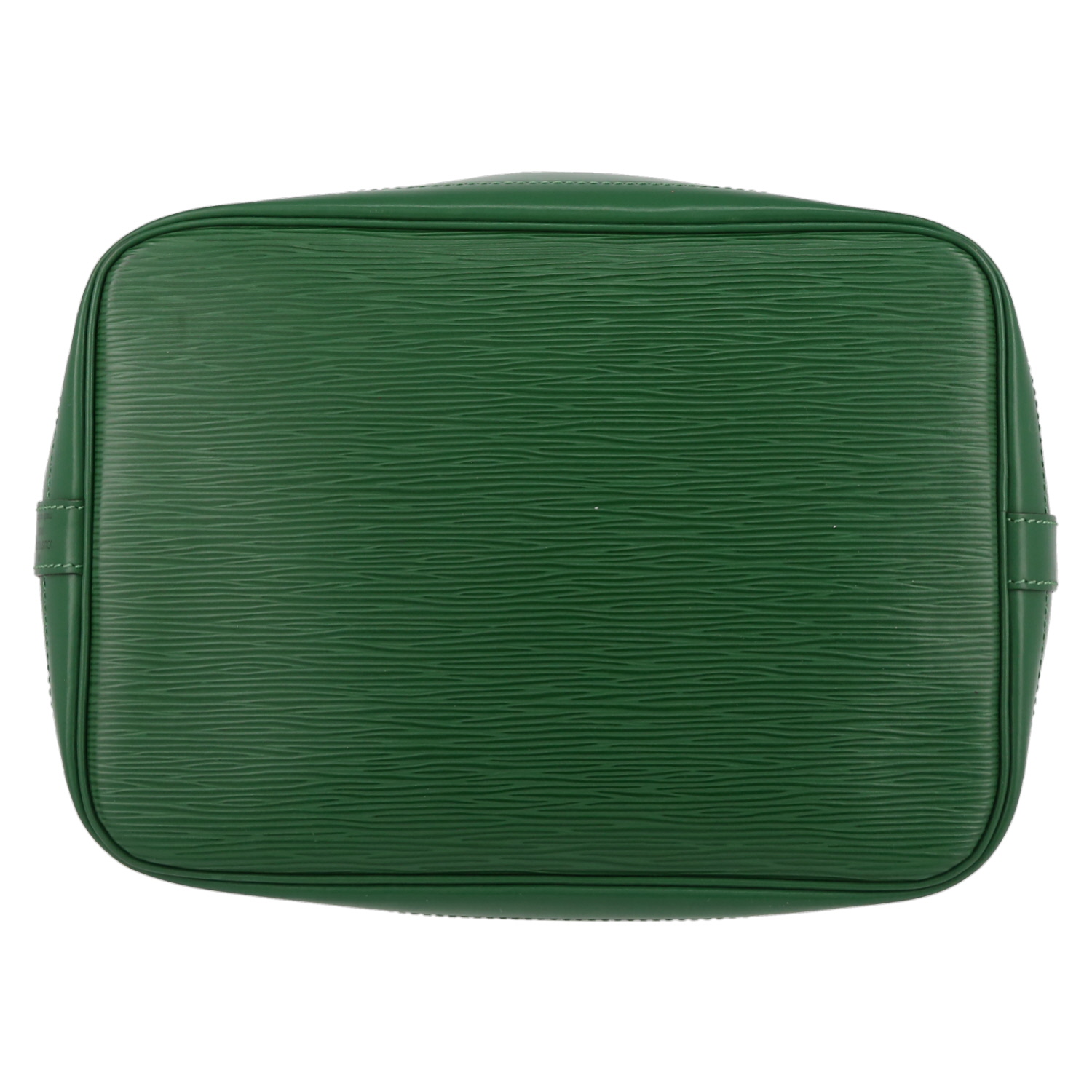 Sac cabas Louis Vuitton  Grand Noé en cuir épi vert - Detail D4