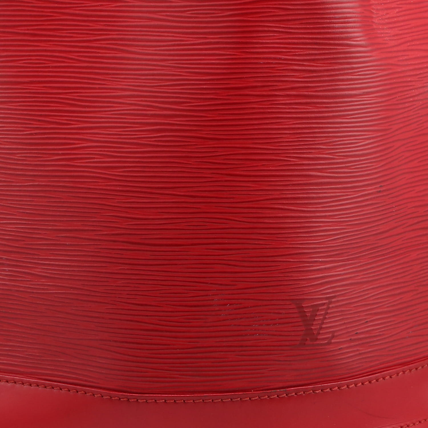 Bolso de mano Louis Vuitton  Grand Noé modelo grande  en cuero Epi rojo - Detail D1