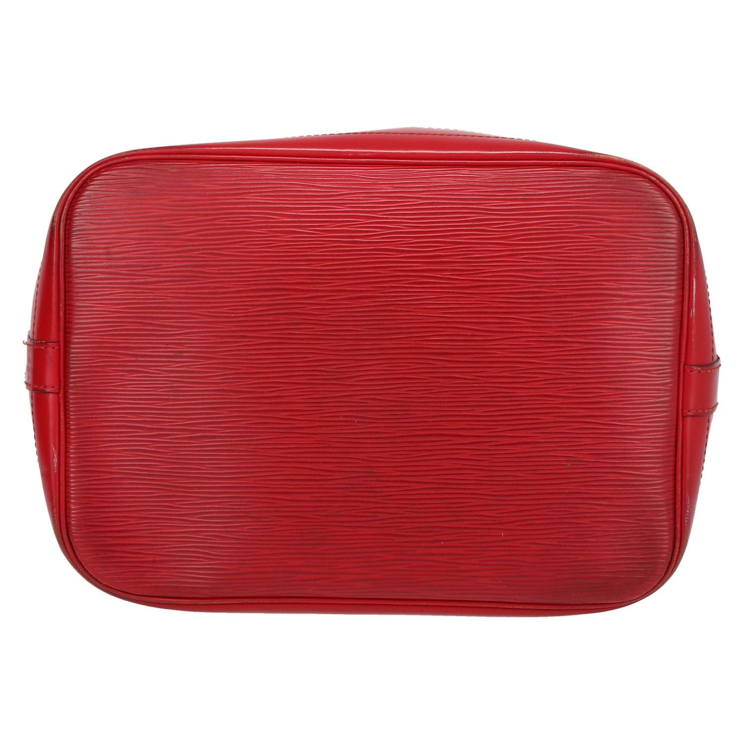 Louis Vuitton  Grand Noé large model  handbag  in red epi leather - Detail D4