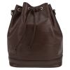 Louis Vuitton  Grand Noé large model  shopping bag  in brown epi leather - Detail D2 thumbnail