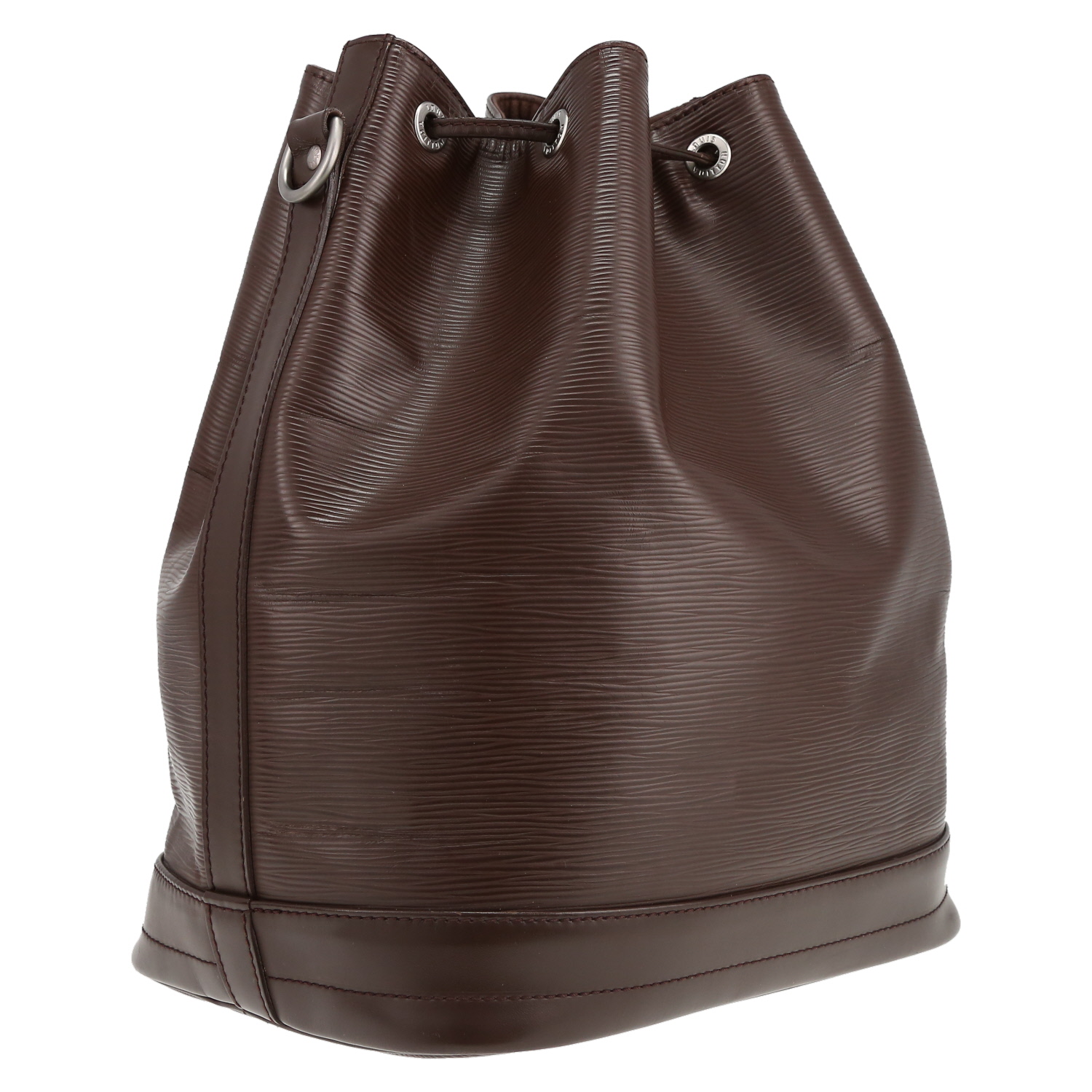 Shopping bag Louis Vuitton  Grand Noé modello grande  in pelle Epi marrone - Detail D6